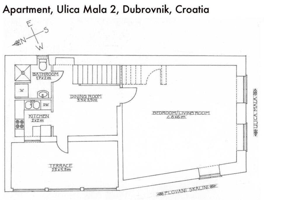 1-Bdrm With Terrace In The Old Town Apartment Dubrovnik Ngoại thất bức ảnh